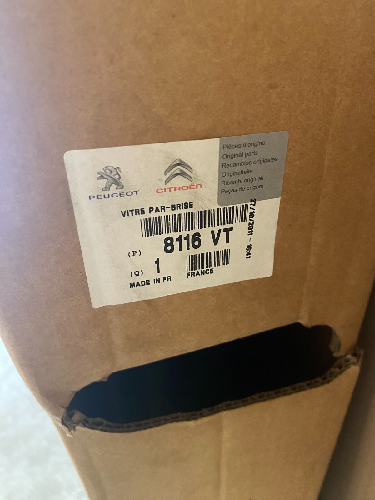 CITROEN C3 PICASSO WINDSCHUTZ SCHEIBE FRONT SCHEIBE 8116 VT ORIG.NEU!!!! - Obrázek 5