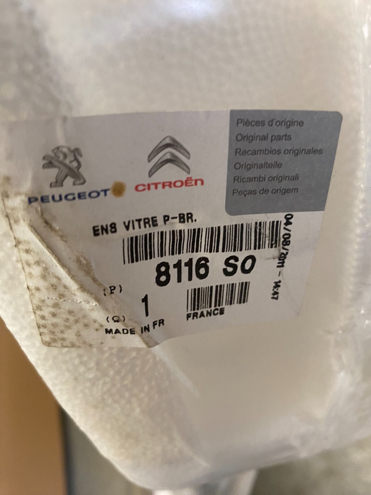 CITROEN C5 I . C5I COMBI WINDSCHUTZSCHEIBE 8116 SO FRONT SCHEIBE ORIGINAL NEU! - Obrázek 7