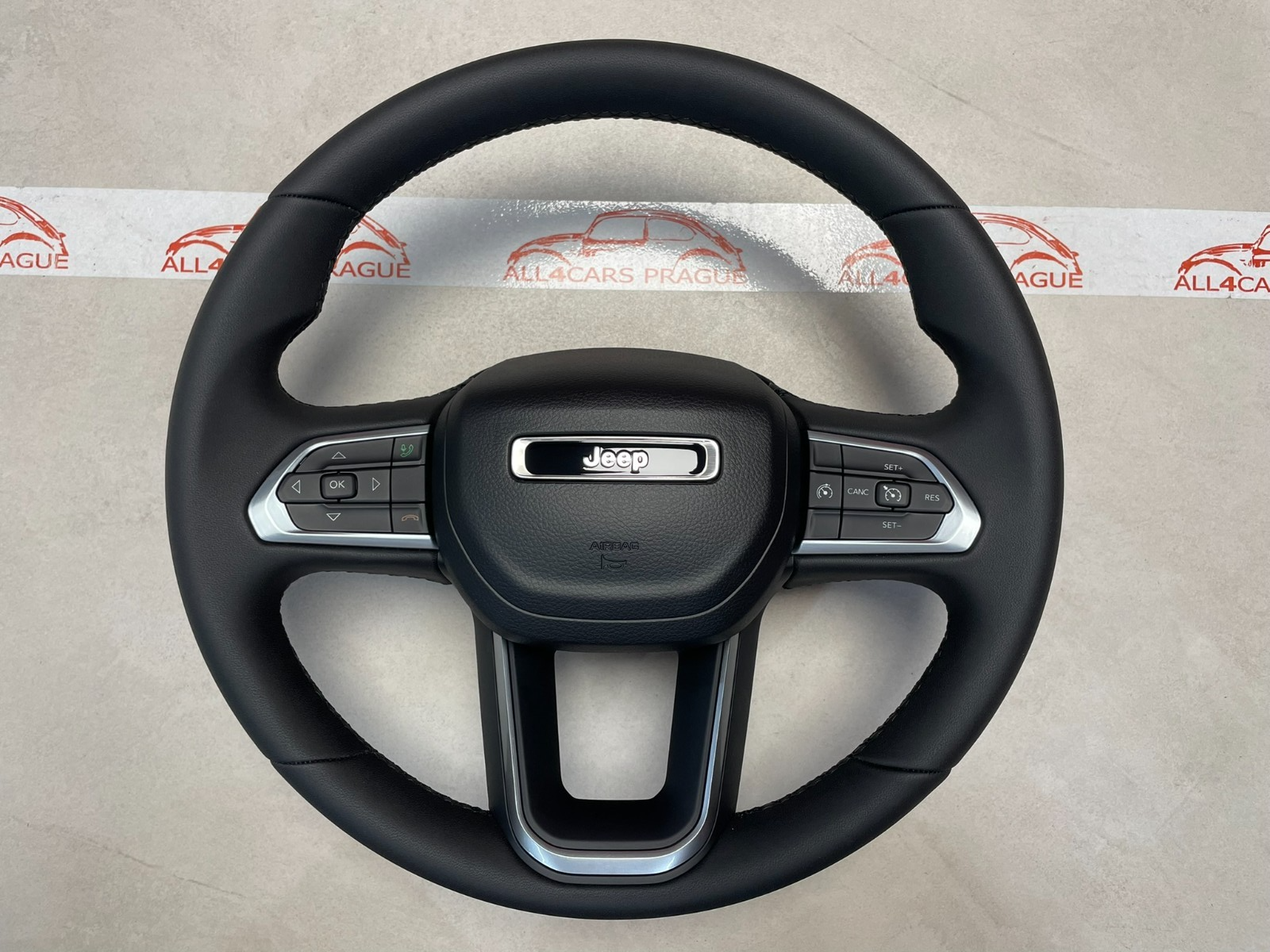 JEEP LENKRAD SPORT LEDER KOMPLET MIT SCHLAT WIPPEN 255569087BQW-AK NEU ORIGINAL - Obrázek 4
