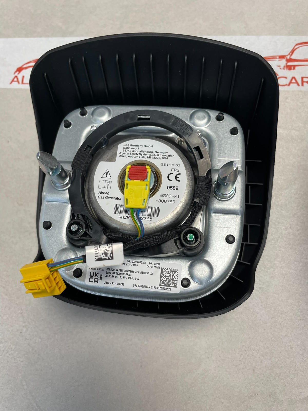 JEEP LENKRAD SPORT LEDER KOMPLET MIT SCHLAT WIPPEN 255569087BQW-AK NEU ORIGINAL - Obrázek 9