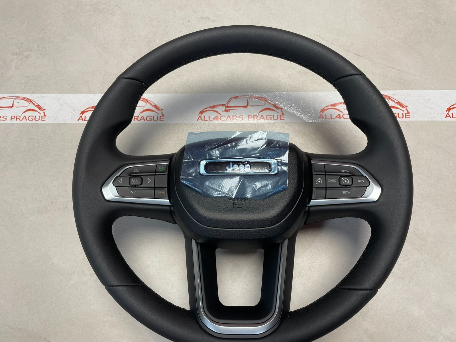 JEEP LENKRAD SPORT LEDER KOMPLET MIT SCHLAT WIPPEN 255569087BQW-AK NEU ORIGINAL