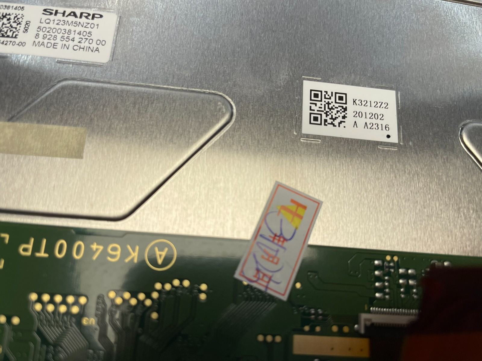 LCD DISPLAY FOR AUDI CLUSTER LQ123M5NZ01 A6 A8 Q8 Q7 Q5 Q3 12.3" Display New !!! - Obrázek 21