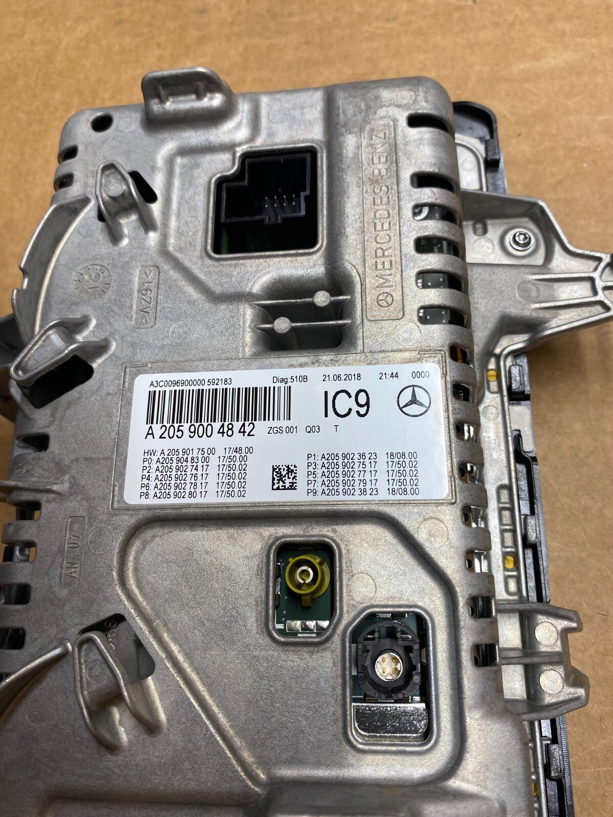 MERCEDES-BENZ C-KLASSE W205, GLC KOMBIINSTRUMENT A2059004842 ORIG.NEU!!! 0-KM - Obrázek 8