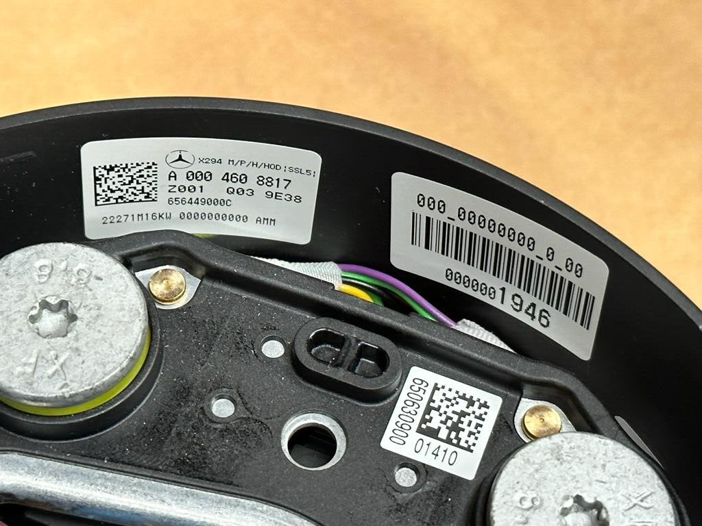 MERCEDES BENZ W223 SPORT LENKRAD ABGEFLACHT SPORT STEERING WHEEL MULTIFUNKTION - Obrázek 19