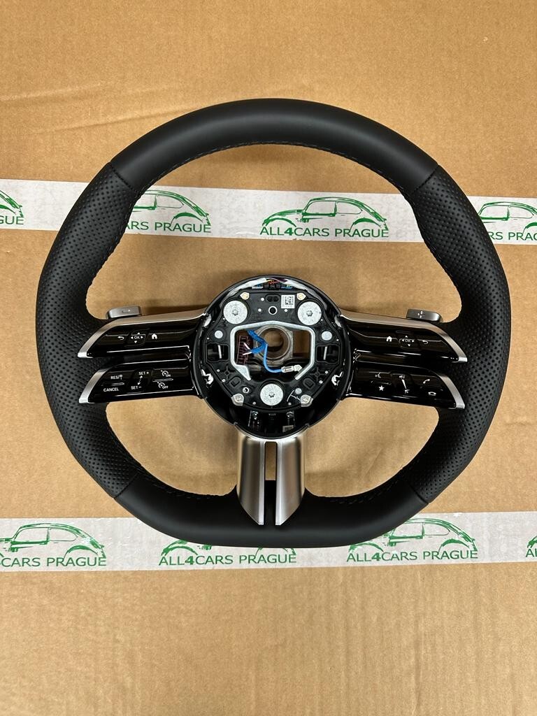 MERCEDES BENZ W223 SPORT LENKRAD ABGEFLACHT SPORT STEERING WHEEL MULTIFUNKTION - Obrázek 3
