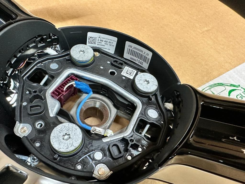 MERCEDES BENZ W223 SPORT LENKRAD ABGEFLACHT SPORT STEERING WHEEL MULTIFUNKTION - Obrázek 24