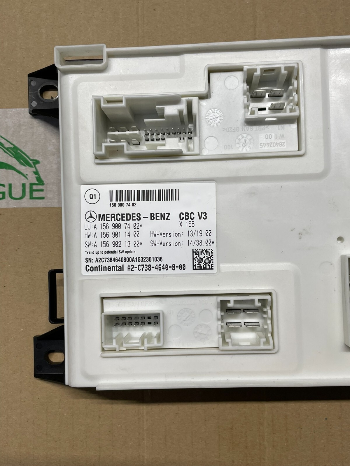 MERCEDES BENZ W246 W156 / INFINITI Q30 STEUERGERÄT A1569007402 DEM V TEST CAR - Obrázek 10