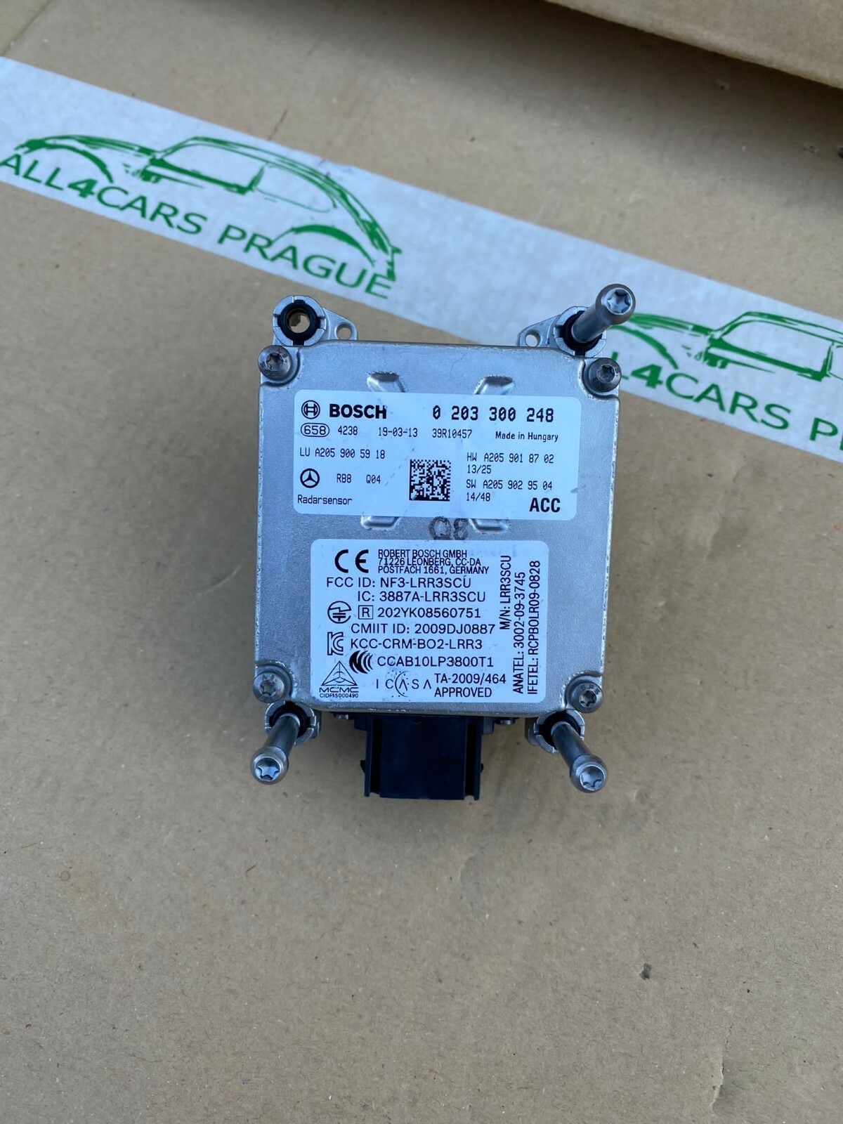 MERCEDES RADARSENSOR DISTRONIC STEUERGERÄT ABSTANDSREGELUNG ACC A205 900 59 18 - Obrázek 8