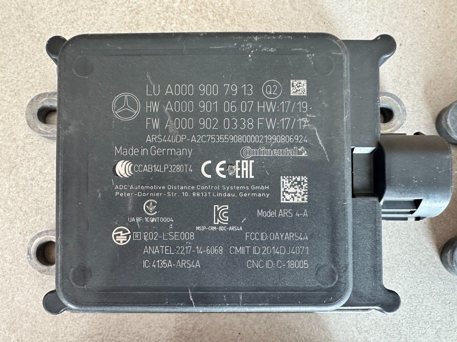 MERCEDES W177 W213 X253 W238 ACC RADAR DISTRONIC A0009007913,A0009010607, NEW!! - Obrázek 8