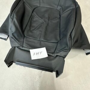 PORSCHE CAYENNE 7P5 SITZ BEZUG 7P5881805CH SITZBEZUG SCHWARZ LEDER GELOCHT NEU !