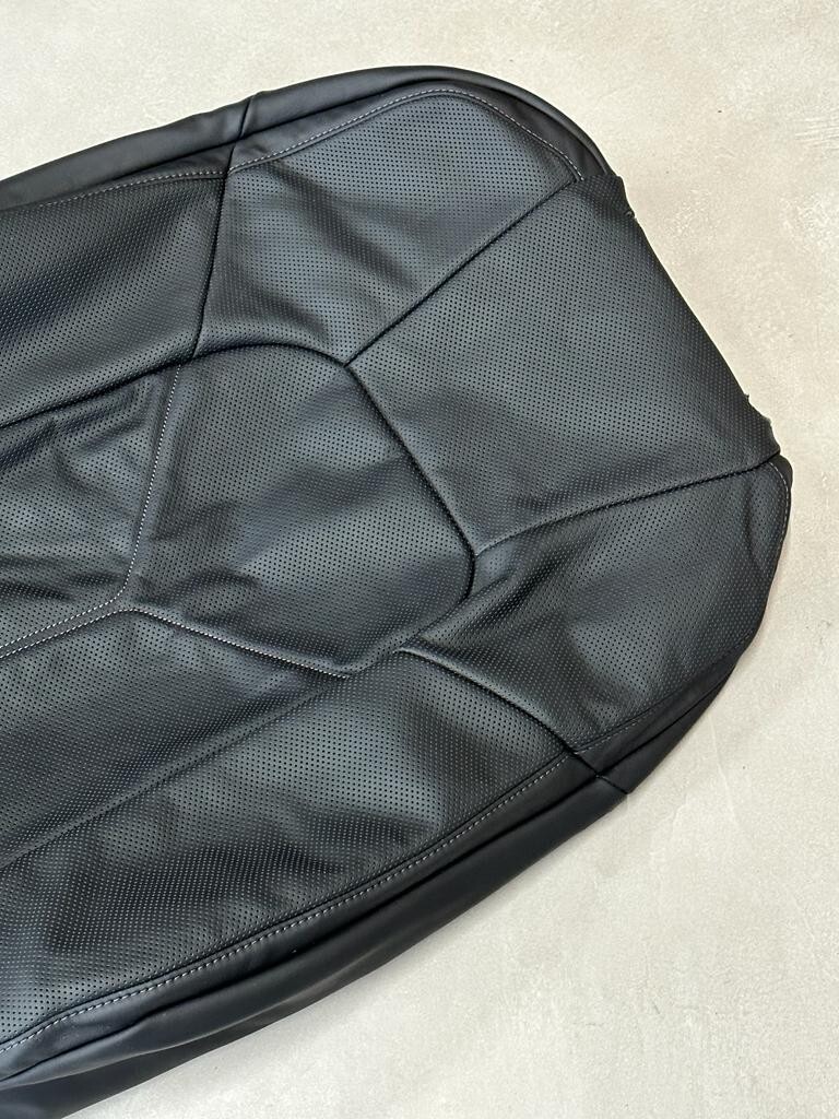 PORSCHE CAYENNE 7P5 SITZ BEZUG 7P5881805CH SITZBEZUG SCHWARZ LEDER GELOCHT NEU ! - Obrázek 10