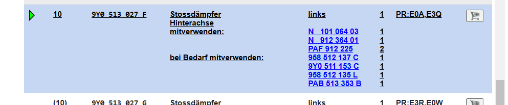 PORSCHE CAYENNE 9YA-2 STOSSDÄMPFER ELEKTRISCH HINTER LINKS 9Y0513027F ORIG NEU - Obrázek 9