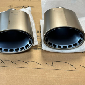 PORSCHE CAYENNE AUSPUFF ENDROHR TITAN AKRAPOVIC 9Y3253823B 9Y3253824B ORIG NEU!!