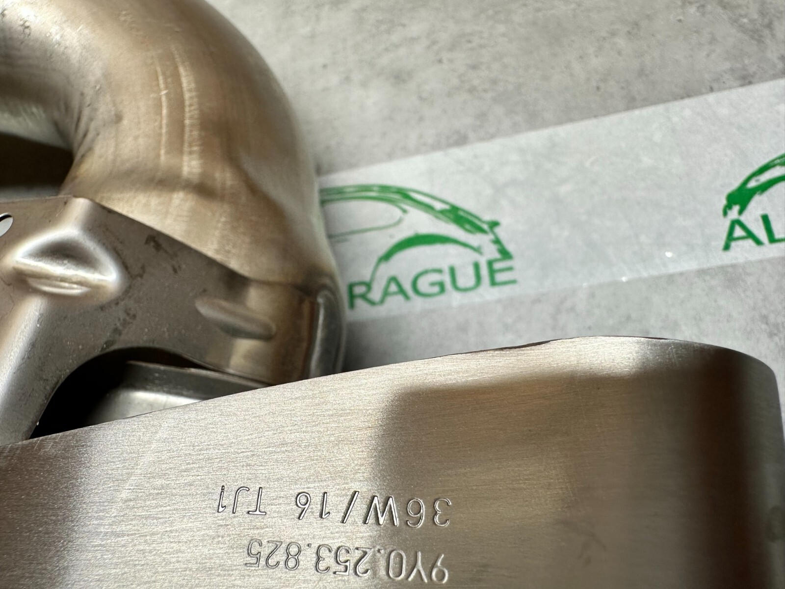 PORSCHE CAYENNE ENDROHRE AUSPUFF TIPS 9Y0253825 / 9Y0253826 ORIG. NEU - Obrázek 17