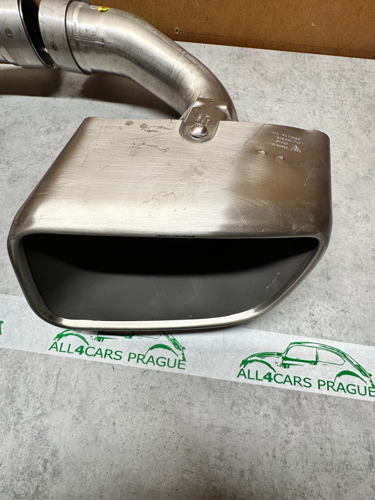 PORSCHE CAYENNE ENDROHRE AUSPUFF TIPS 9Y0253825 / 9Y0253826 ORIG. NEU - Obrázek 5