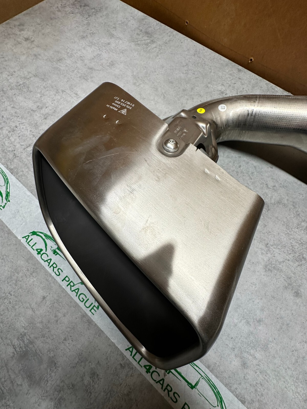 PORSCHE CAYENNE ENDROHRE AUSPUFF TIPS 9Y0253825 / 9Y0253826 ORIG. NEU - Obrázek 6