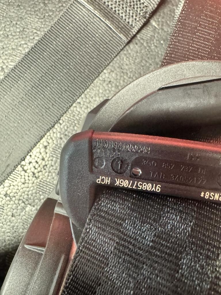 PORSCHE CAYENNE SICHERHEITS GURTEN SEATBELTS R+L 9Y0857705K 9Y0857706K ORIG.NEU - Obrázek 12