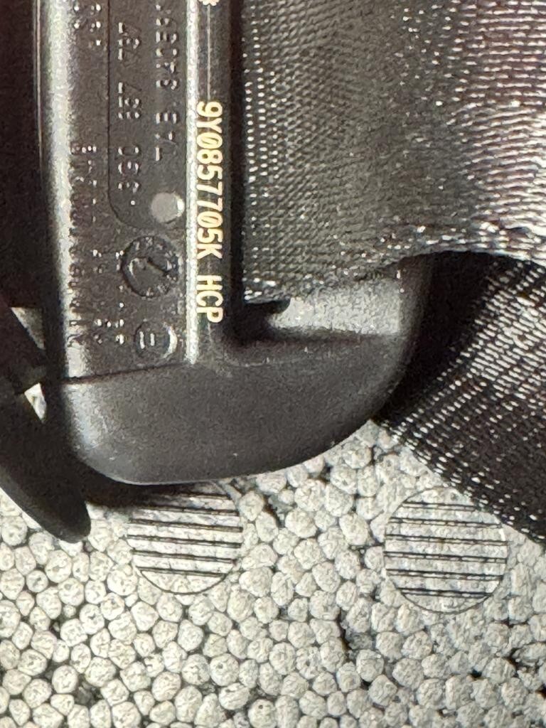 PORSCHE CAYENNE SICHERHEITS GURTEN SEATBELTS R+L 9Y0857705K 9Y0857706K ORIG.NEU - Obrázek 13