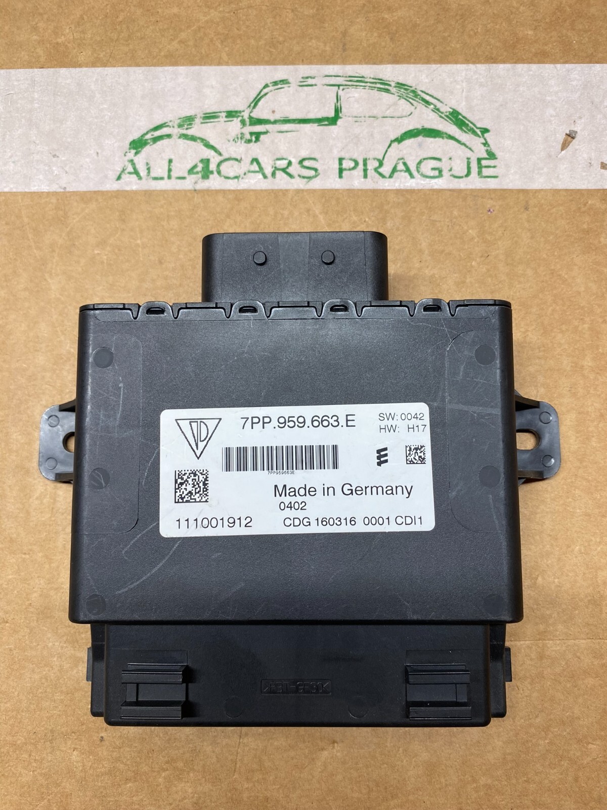 PORSCHE, VW TOUAREG SPANNUNGSSTABILISATOR FUR START-STOPP SYSTEM 7PP959663E NEU!