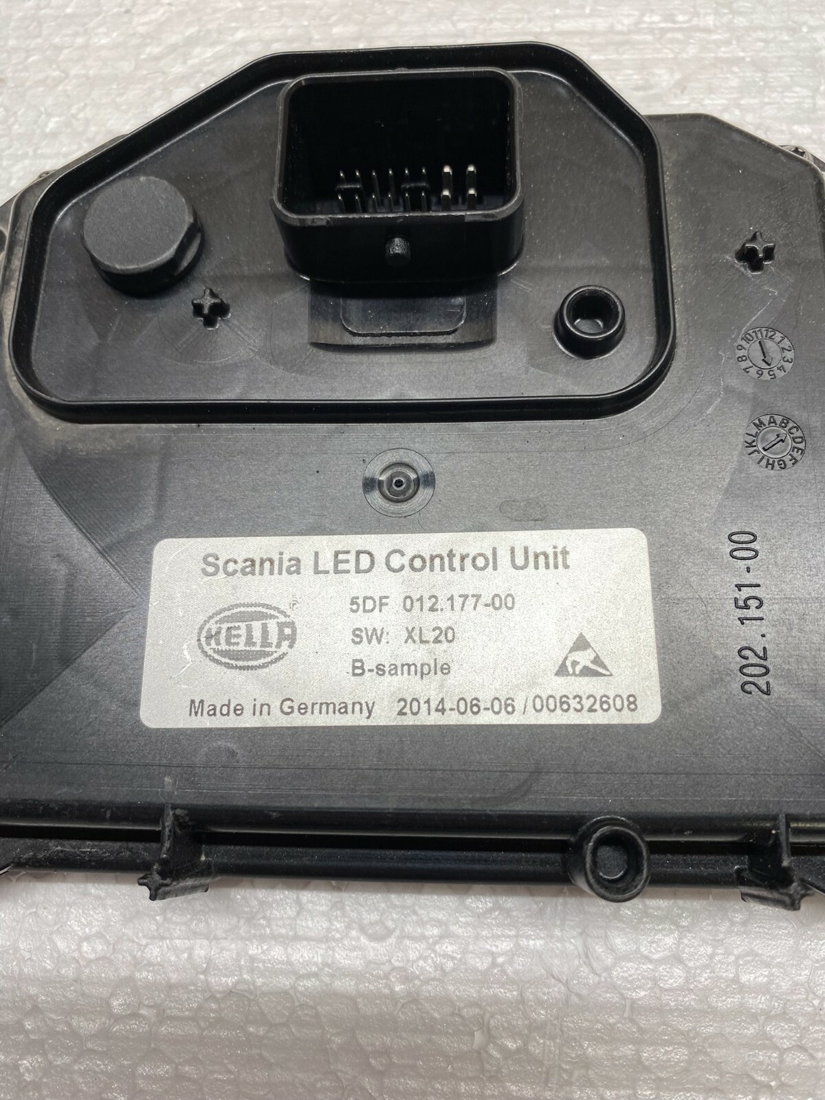 SCANIA LED CONTROL UNIT ECU HEADLAMP 5DF 012.177-00 / 5DF01217700 ORIG. NEW! - Obrázek 3