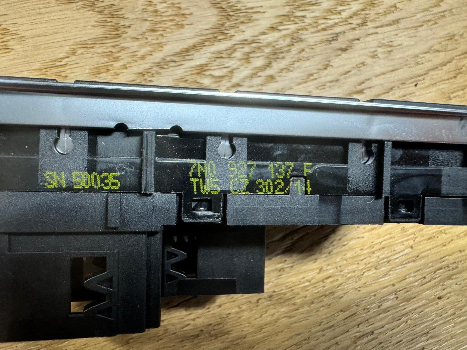 SEAT ALHAMBRA VW SHARAN BEDIENEINHEIT DRUCKTASTEN 7N0927137F FAST NEU DEM.TEST - Obrázek 10