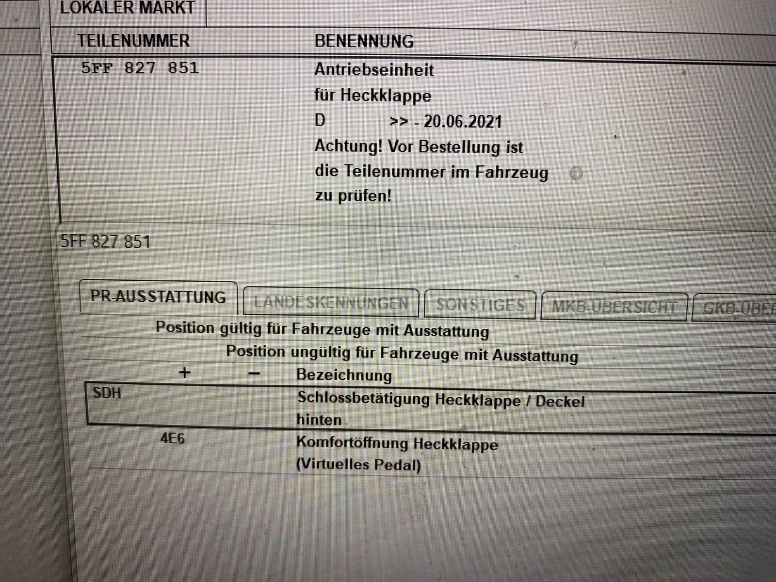 SEAT FORMENTOR ELEKTRISCHE ANTRIEBSEINHEIT FÜR ELEKTRISCHE HECKKLAPE 5FF827851 - Obrázek 15