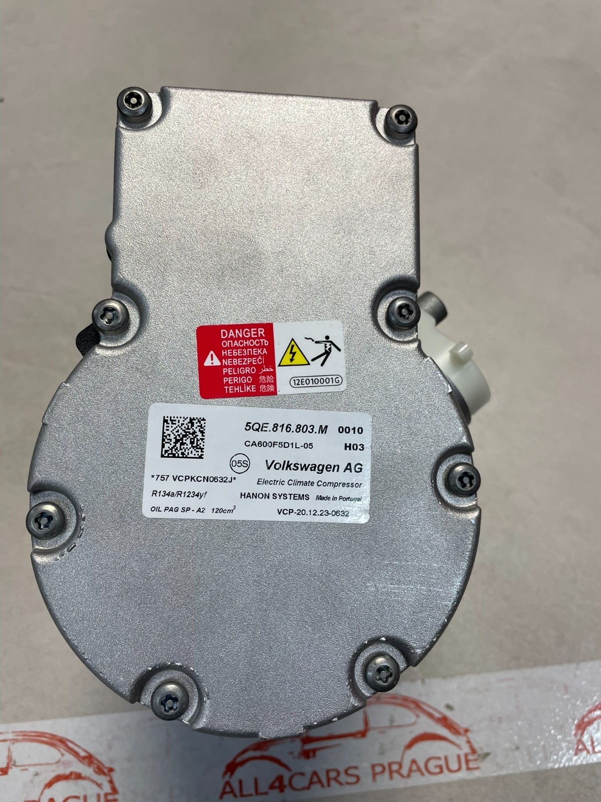 ŠKODA OCTAVIA KLIMAKOMPRESSOR HYBRID 5QE816803M ORIG. VW TEIL 5QE816803M NEU !! - Obrázek 17