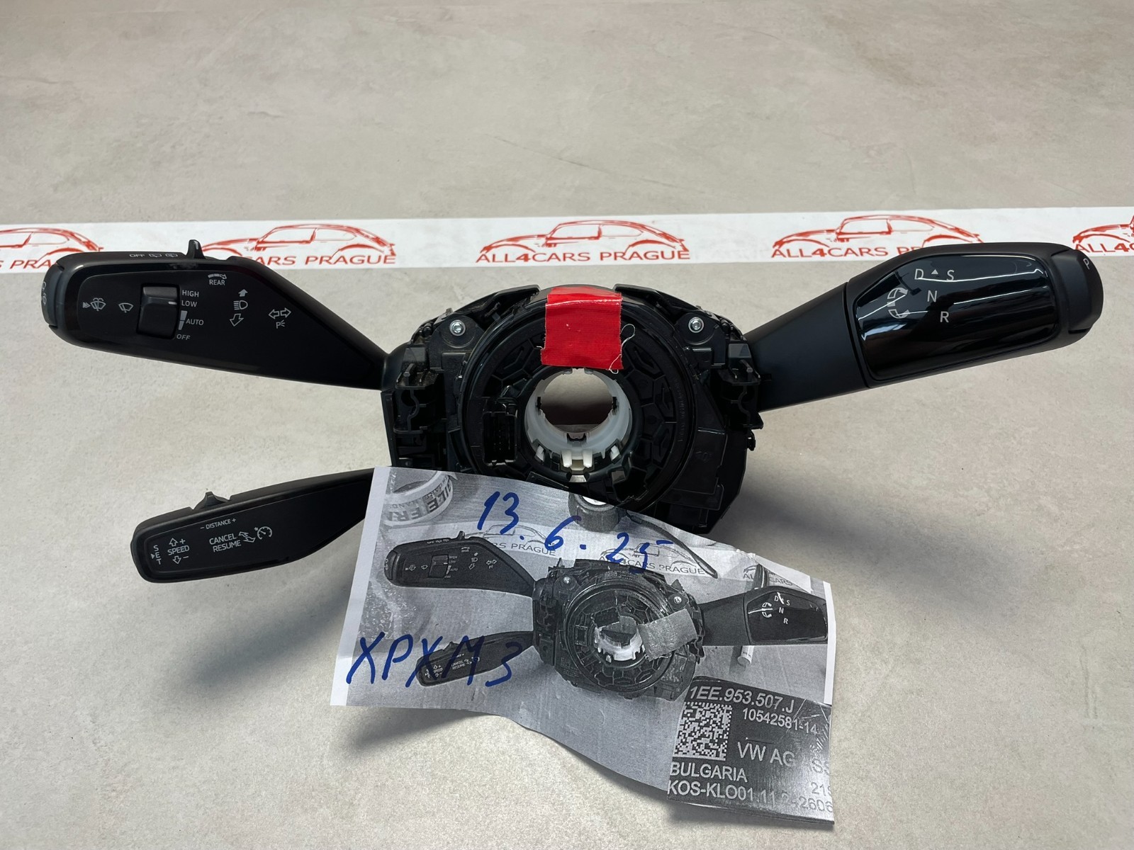 ŠKODA SUPERB ŠKODA KODIAQ LENKSTOCK KOMBINATIONS SCHALTER 1EE953507J TEST CAR ! - Obrázek 25