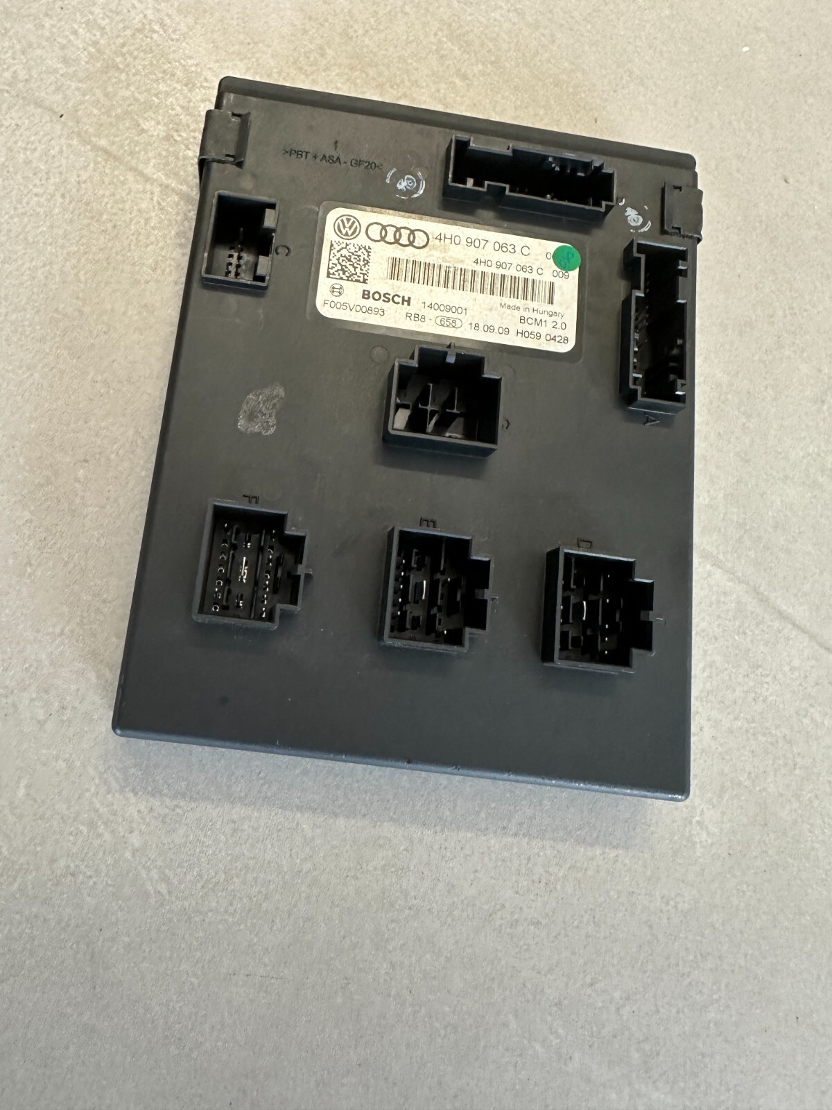 VOLKSWAGEN TOUAREG BORDNETZ-KOMFORTSTEUERGERÄT 4H0907063C Fast Neu Teil ....... - Obrázek 11