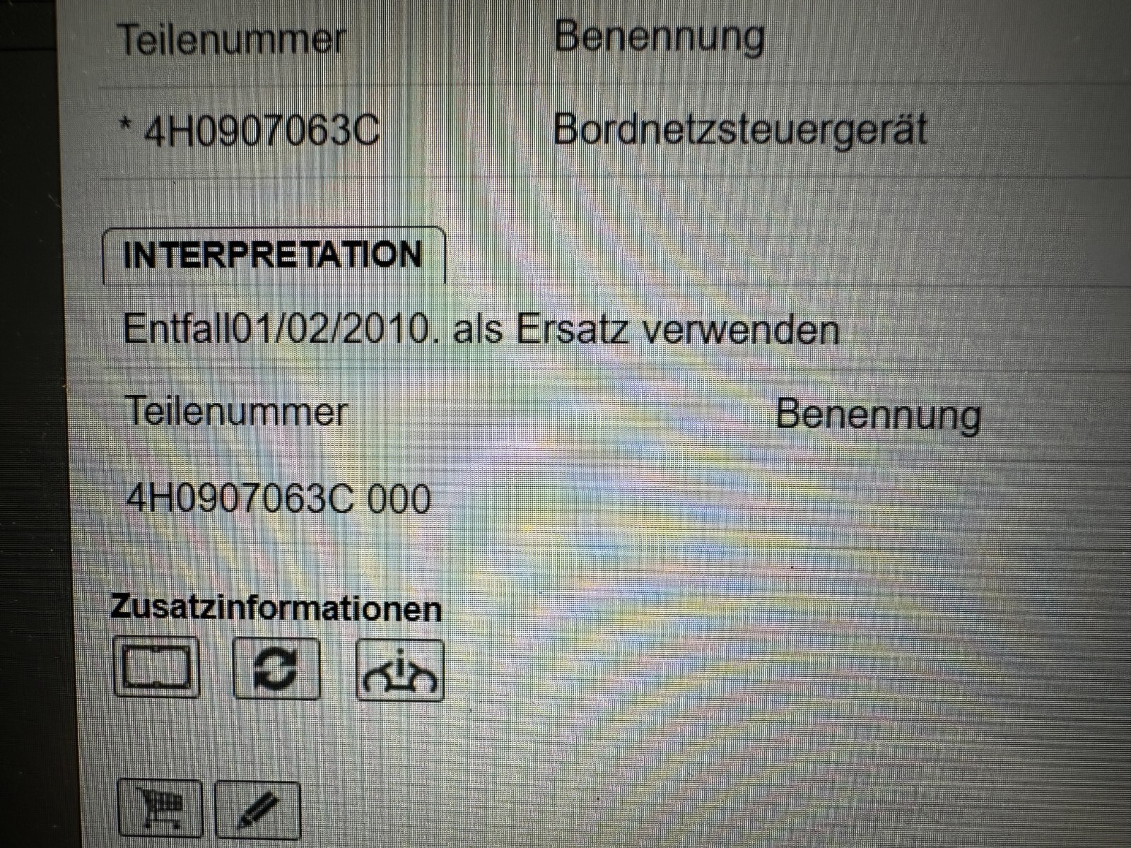 VOLKSWAGEN TOUAREG BORDNETZ-KOMFORTSTEUERGERÄT 4H0907063C Fast Neu Teil ....... - Obrázek 7