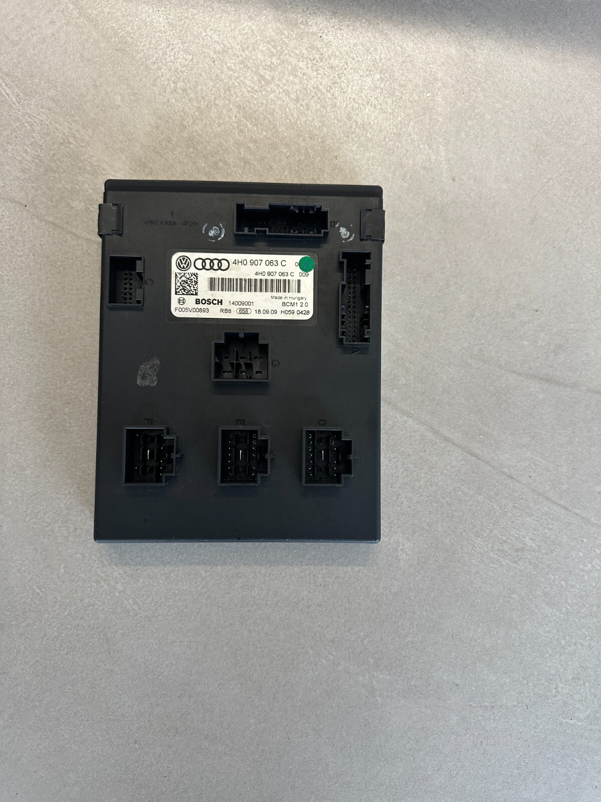 VOLKSWAGEN TOUAREG BORDNETZ-KOMFORTSTEUERGERÄT 4H0907063C Fast Neu Teil ....... - Obrázek 10