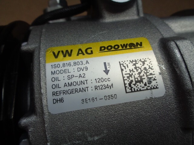 VOLKSWAGEN UP KLIMAKOMPRESSOR 1S0816803A ORIG.VW TEIL - NEU ! - FOTOS GUCKEN !!! - Obrázek 3