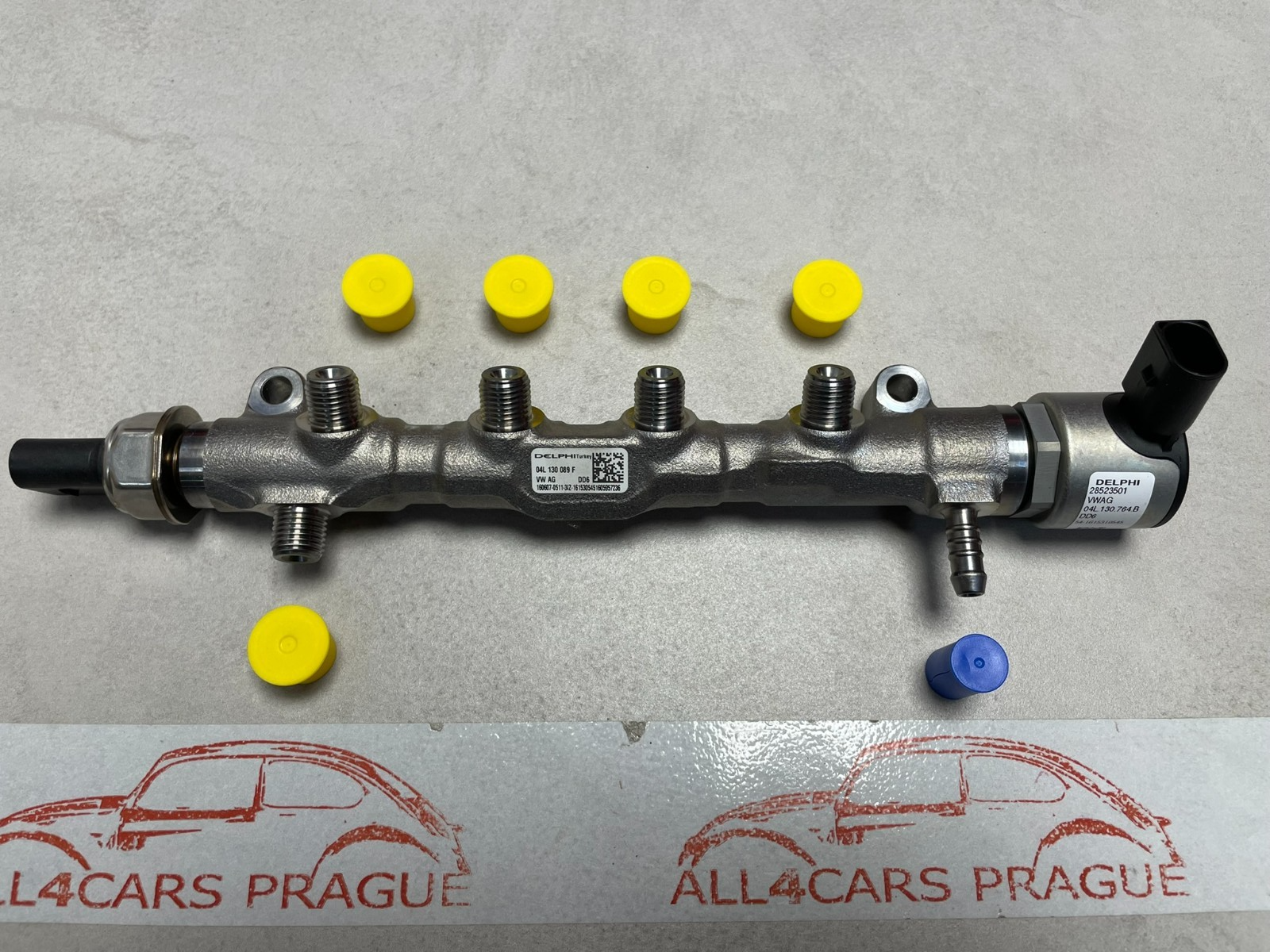 VW AUDI ŠKODA KRAFTSTOFFVERTEILER 04L130764B 04L906054 04L130089F KOMPLET NEU OE - Obrázek 12
