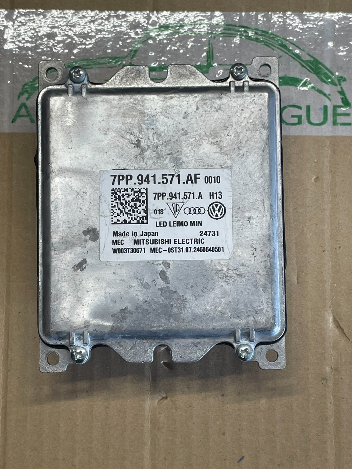 VW AUDI ŠKODA SCHEINWERFER STEUERGERÄT 7PP941571AF DEMONT V TEST CAR FAST NEU !