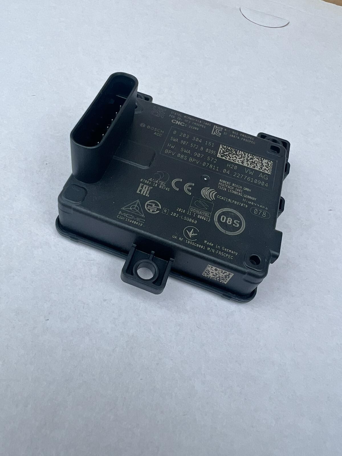 VW AUDI SKODA SEAT - ACC SENSOR RADARSENSOR 5WA907572B ORIGINAL NEU!!! - Obrázek 3