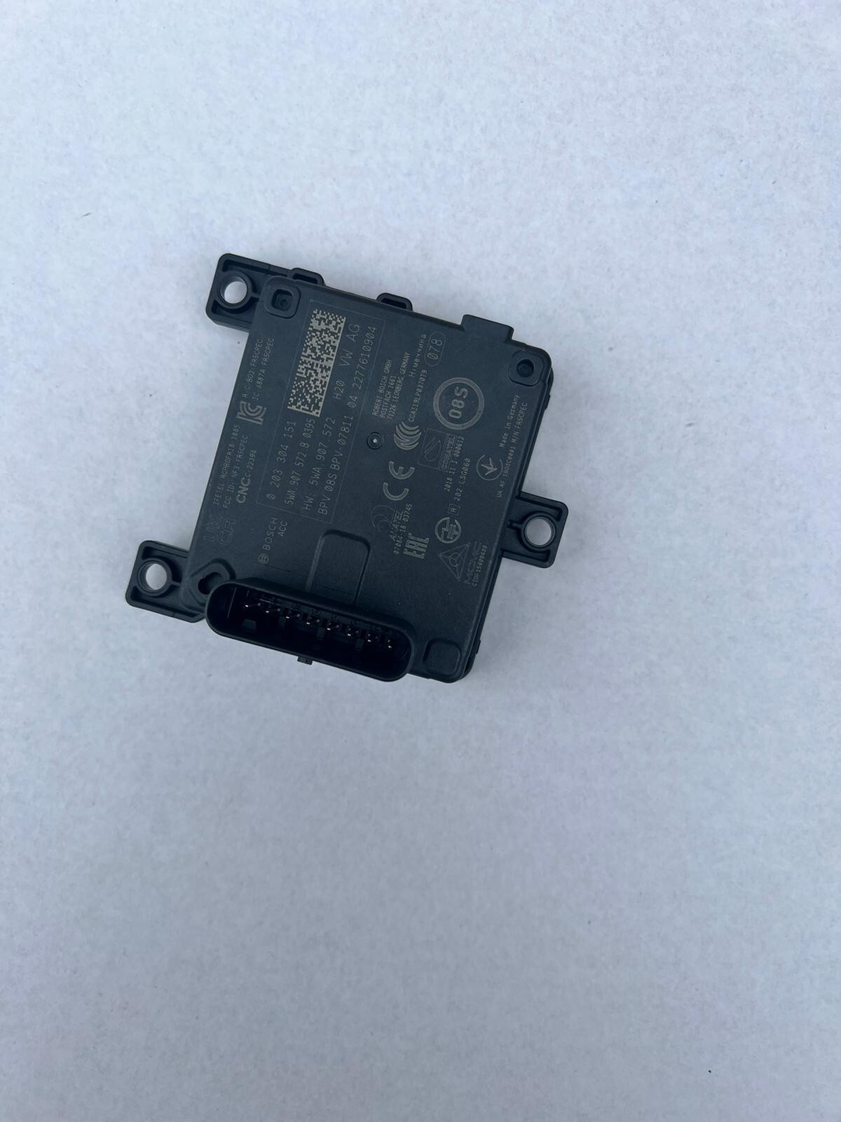 VW AUDI SKODA SEAT - ACC SENSOR RADARSENSOR 5WA907572B ORIGINAL NEU!!! - Obrázek 4