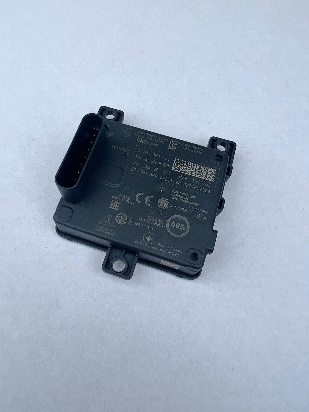 VW AUDI SKODA SEAT - ACC SENSOR RADARSENSOR 5WA907572B ORIGINAL NEU!!!