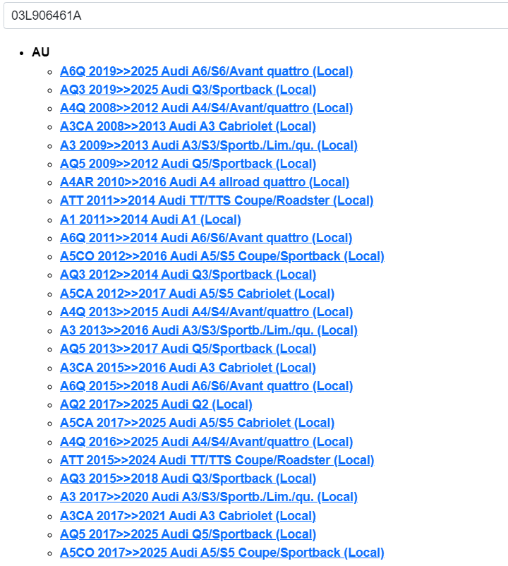 VW AUDI SKODA SEAT LUFTMASSENMESSER 2.0TDI 03L906461A ORIG.NEU VW TEIL ! - Obrázek 5