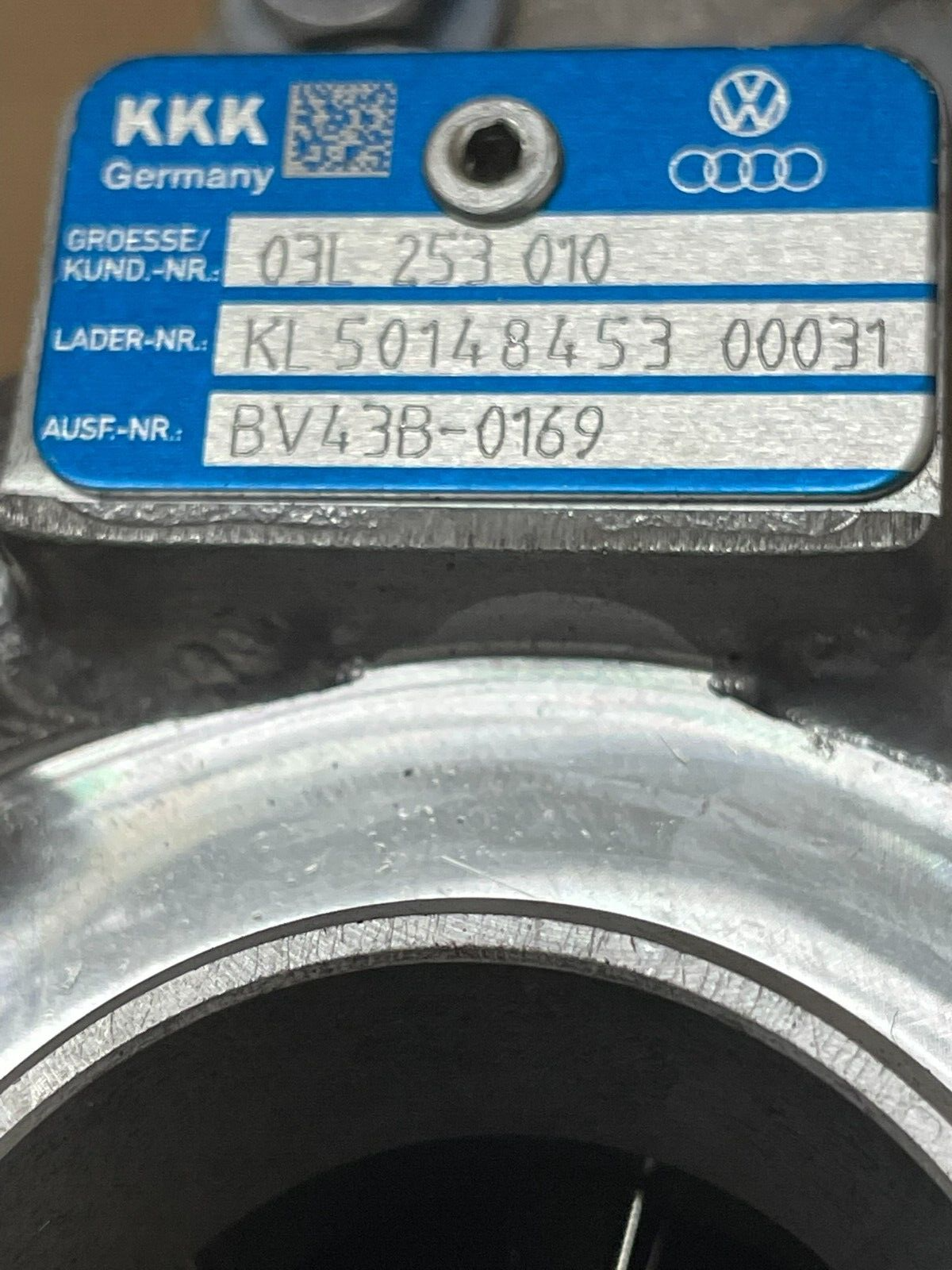 VW AUDI TURBO 2.0 TDI 03L253010 = 03L253056 = 03L 253056X FAST NEU TEST WAGEN - Obrázek 4