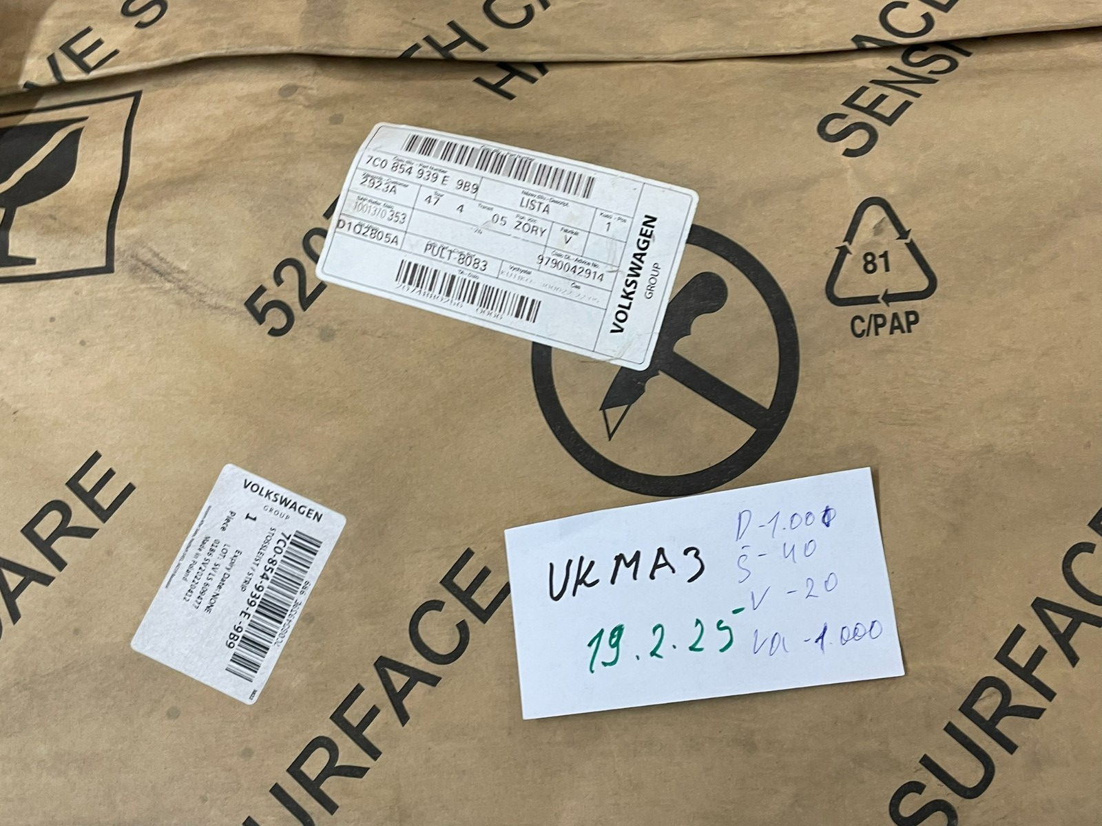 VW CRAFTER TÜR SCHUTZLEISTE VORN + SEITLICHE LEUCHT LINKS 7C0854939E 7C3945061B - Obrázek 25