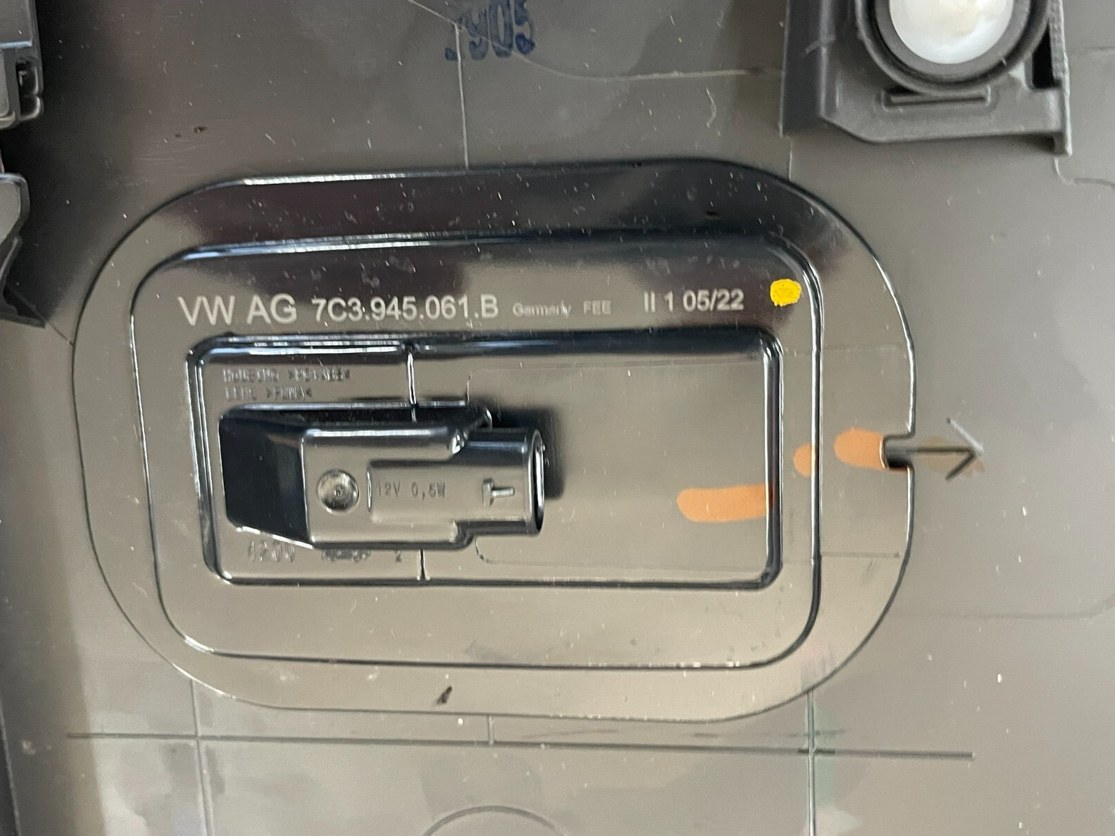 VW CRAFTER TÜR SCHUTZLEISTE VORN + SEITLICHE LEUCHT LINKS 7C0854939E 7C3945061B - Obrázek 9