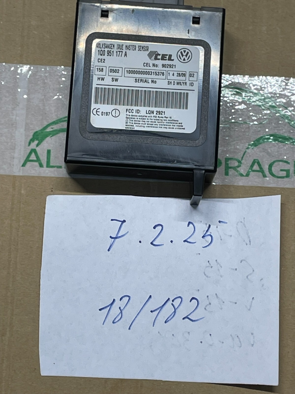 VW EOS RADARSENSOR MIT STEUERGERÄT ALARMANLAGE 1Q0951177A = 1Q0998177 FAST NEU - Obrázek 13