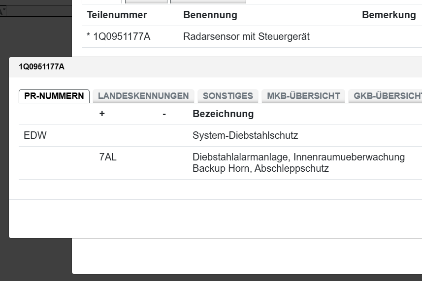 VW EOS RADARSENSOR MIT STEUERGERÄT ALARMANLAGE 1Q0951177A = 1Q0998177 FAST NEU - Obrázek 7