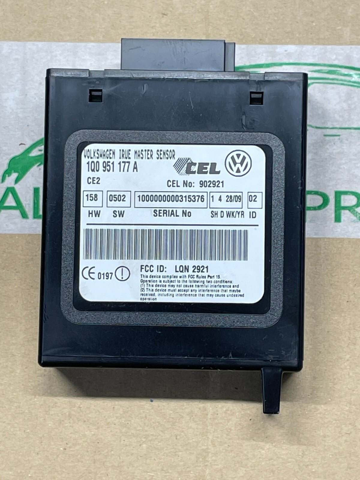 VW EOS RADARSENSOR MIT STEUERGERÄT ALARMANLAGE 1Q0951177A = 1Q0998177 FAST NEU - Obrázek 9