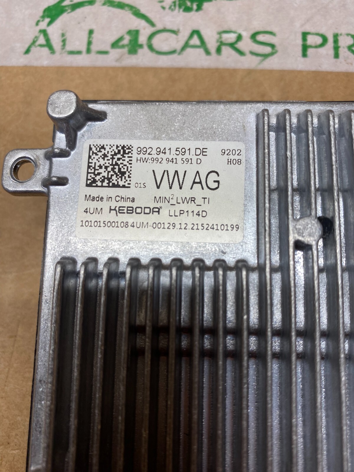 VW GOLF, ID3, ID4, ID5 LED SCHEINWERFER STEUERGERÄT MODULE 992941591DE NEU!!!! - Obrázek 3