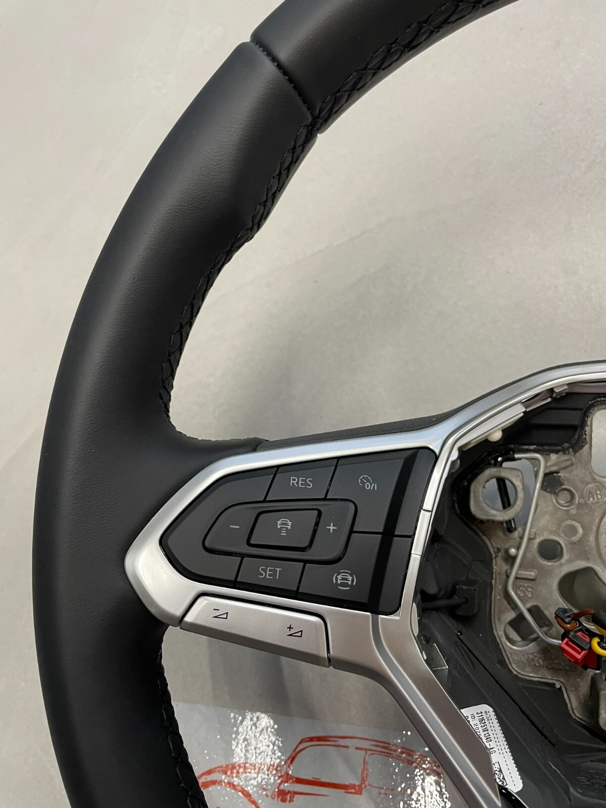 VW LENKRAD R BEHEIZT VW GOLF VW TIGUAN LENKRAD ABGEFLACHT 5H0419089HP Fast Neu - Obrázek 16