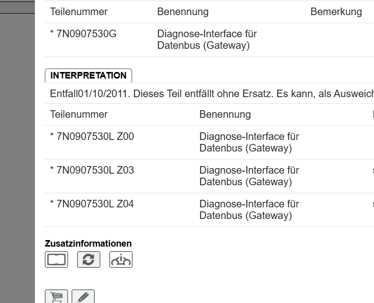 VW PASSAT CC DIAGNOSE INTERFACE FÜR GATEWAY 7N0907530G = 7N0907530L Fast Neu ... - Obrázek 7