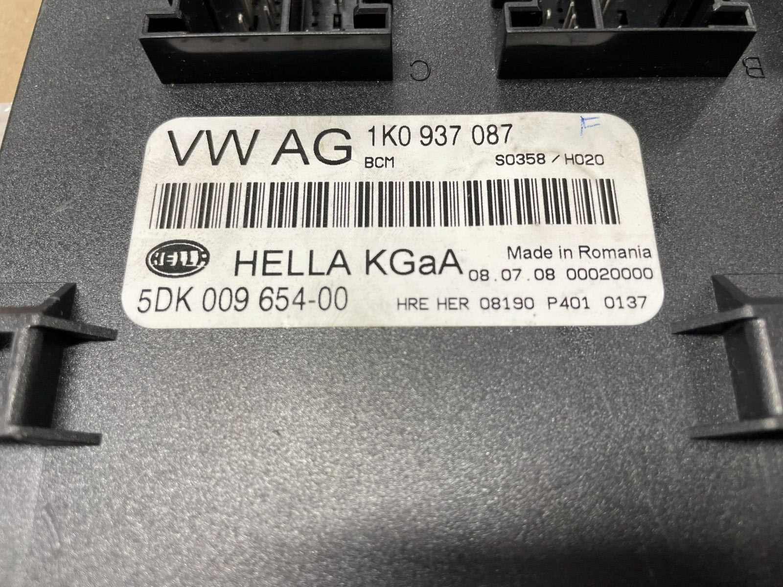 VW SEAT BCM STEUERGERÄT BORDNETZ FÜR KOMFORTSYSTEM 1K0937087F = 1K0937087G Test. - Obrázek 17