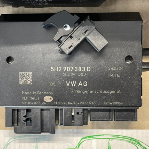 VW ŠKODA SEAT ANHÄNGER KUPLUNG STEUERGERÄT 5H2907383D+SCHALTER 3G0959511A NEU OE