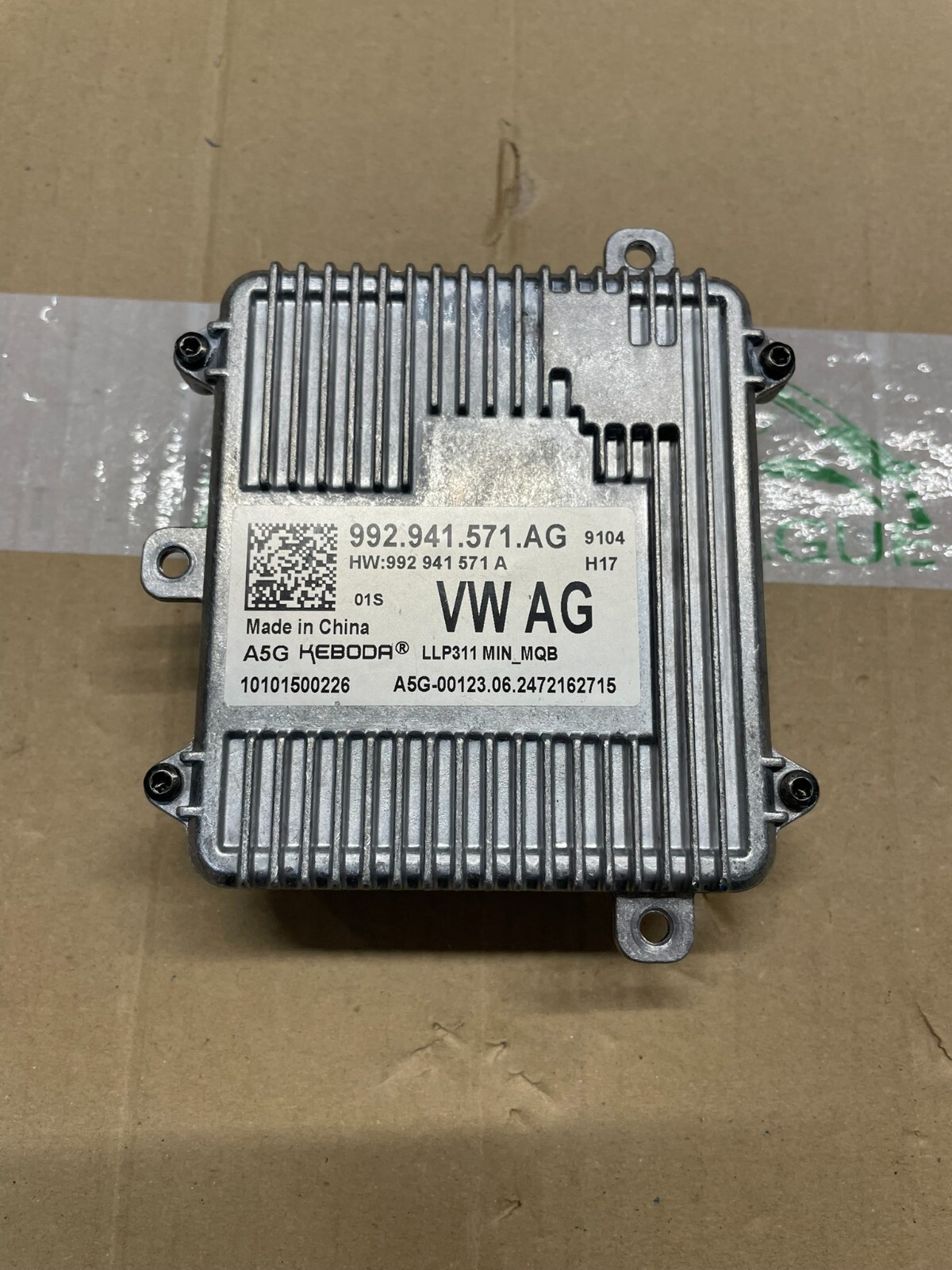 VW ŠKODA SEAT STEUERGERÄT FÜR LED SCHEINWERFER 992941571AG DEM VOM TEST WAGEN